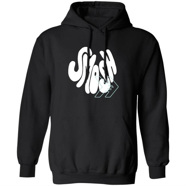 Smosh Merch Smosh Groovy Logo Hoodie Sweatshirt