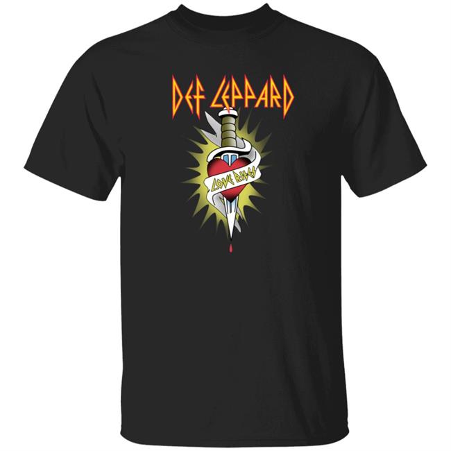 Def Leppard Love Bites Long Sleeve T Shirt