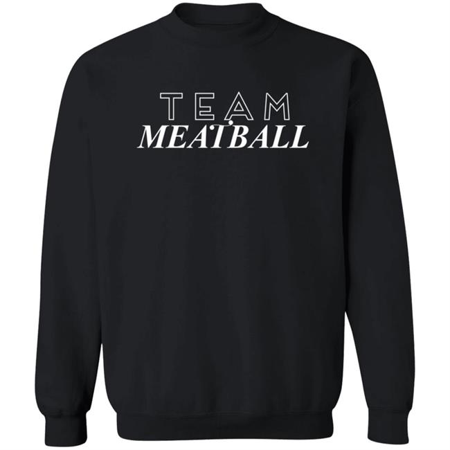 Team Meatball Flowy Boxy Half T Shirt Team Meatball Flowy Boxy Half T Shirt