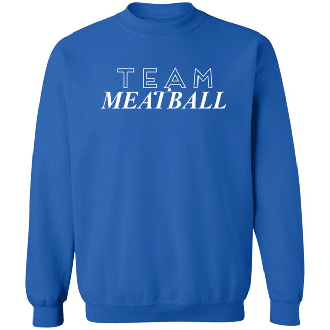 Team Meatball Flowy Boxy Half T Shirt Team Meatball Flowy Boxy Half T Shirt