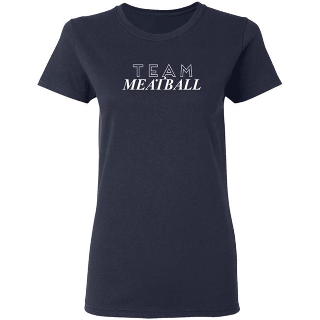 Team Meatball Flowy Boxy Half T Shirt Team Meatball Flowy Boxy Half T Shirt