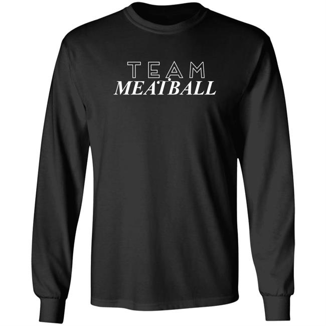 Team Meatball Flowy Boxy Half T Shirt Team Meatball Flowy Boxy Half T Shirt