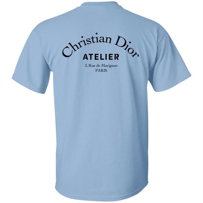 Christian Dior Atelier T Shirt Dior T Shirts Christian Dior Atelier 3, Rue de Marignan PARIS Shirt Christian Dior Atelier T Shirt Dior T Shirts Christian Dior Atelier 3, Rue de Marignan PARIS Shirt