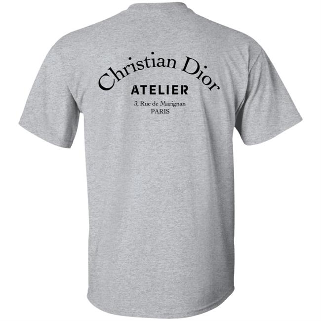 Christian Dior Atelier T Shirt Dior T Shirts Christian Dior Atelier 3, Rue de Marignan PARIS Shirt Christian Dior Atelier T Shirt Dior T Shirts Christian Dior Atelier 3, Rue de Marignan PARIS Shirt