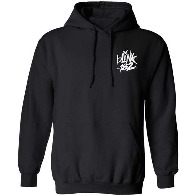 Blink-182 Merchandise Blink 182 Bones Hoodie Sweatshirt