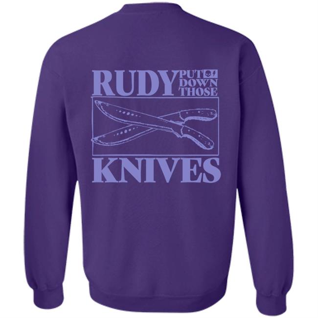 Bad Friends Andrew Santino Merch Rudy And Her Knives Lavender Hoodie Sweatshirt Bad Friends Andrew Santino Merch Rudy And Her Knives Lavender Hoodie Sweatshirt