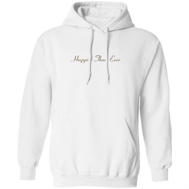 Billie Eilish Merch Store Happier Than Ever Hoodie Sweatshirt