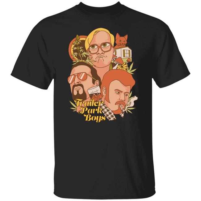 Shop the Trailer Park Boys Official Merch Store Faces Shirt