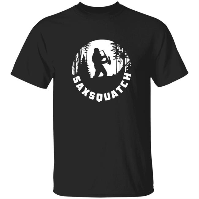 Shop the Saxsquatch Merch Store Saxquatch Shirt
