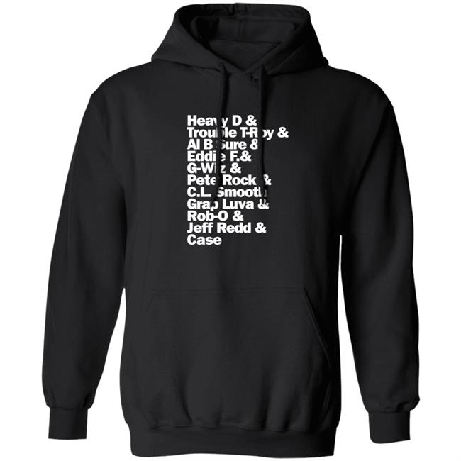 Heavy D And Trouble T Roy And Al B Sure And Addie F And G Wiz BOMV Tee Shirt Heavy D And Trouble T Roy And Al B Sure And Addie F And G Wiz BOMV Tee Shirt