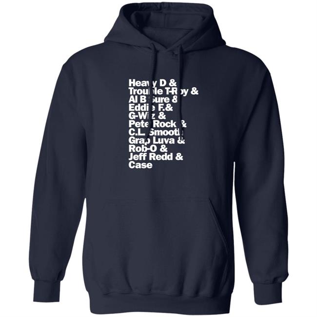 Heavy D And Trouble T Roy And Al B Sure And Addie F And G Wiz BOMV Tee Shirt Heavy D And Trouble T Roy And Al B Sure And Addie F And G Wiz BOMV Tee Shirt