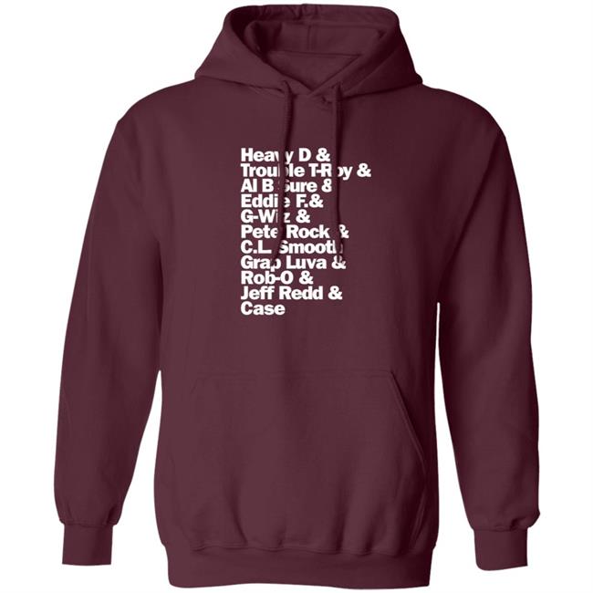 Heavy D And Trouble T Roy And Al B Sure And Addie F And G Wiz BOMV Tee Shirt Heavy D And Trouble T Roy And Al B Sure And Addie F And G Wiz BOMV Tee Shirt