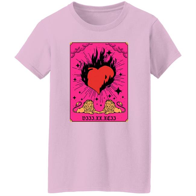 Demi Lovato Merch Burning Heart Shirt ddlovato Demi Lovato Merch Burning Heart Shirt ddlovato