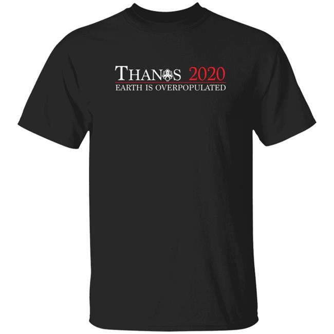 Jimmy Folino Thanos 2020 Earth Is Overpopulated Shirt Jimmy Folino Thanos 2020 Earth Is Overpopulated Shirt