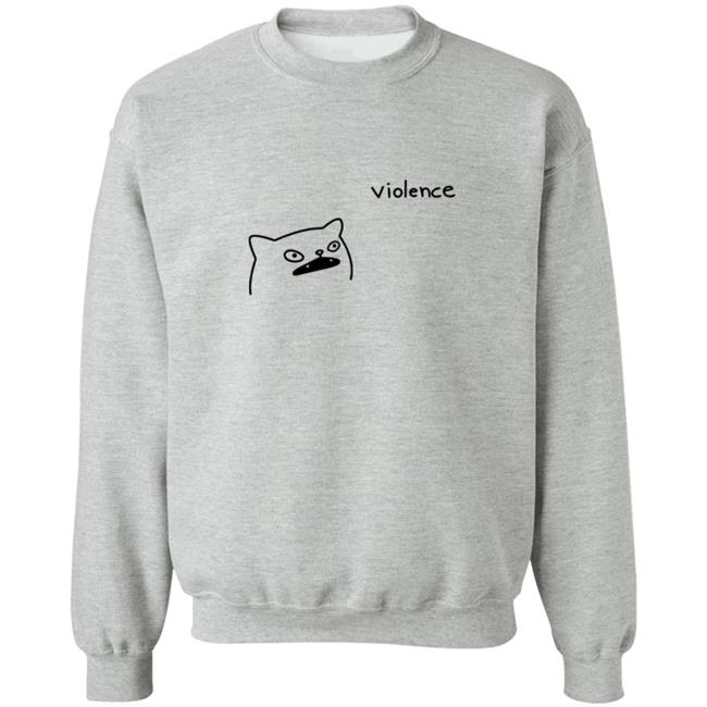 Portlandsbatman Poorlycatdraw Violence Cat Shirt Portlandsbatman Poorlycatdraw Violence Cat Shirt