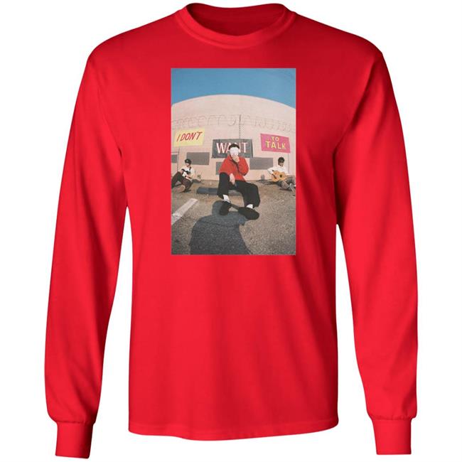 Wallows Merch I Don’T Want To Talk Long Sleeve Tee Shirt