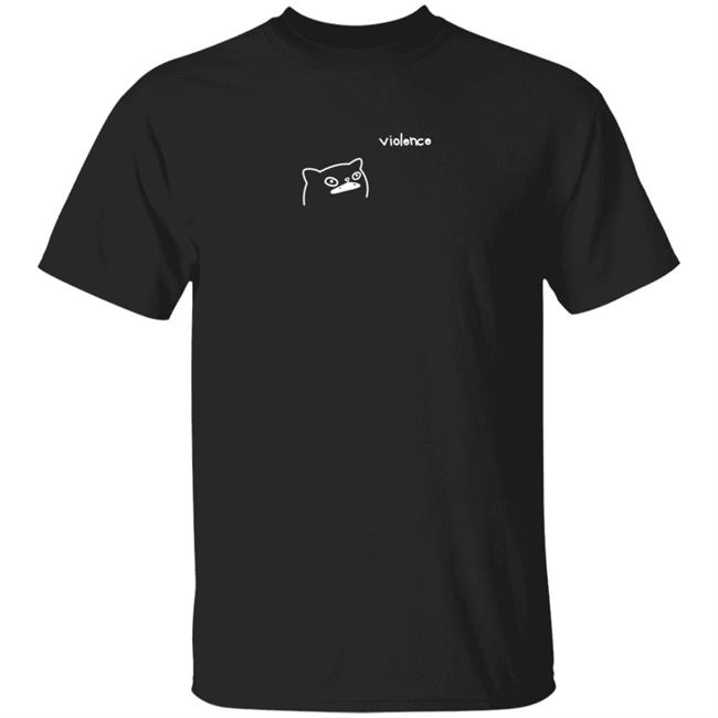 Violencia Shirt By Poorly Drawn Cats