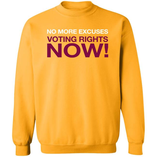 Washington No More Excuses Voting Right Now Shirt Washington No More Excuses Voting Right Now Shirt