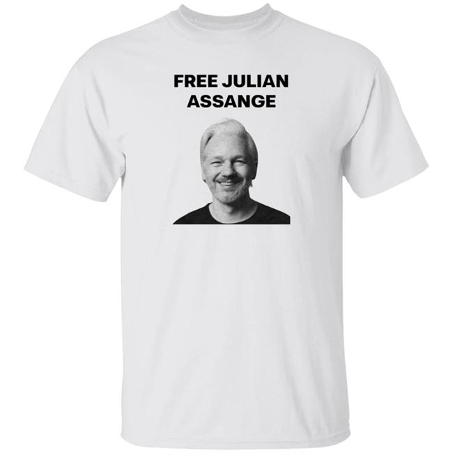 WikiLeaks Shop Free Julian Assange T Shirt WikiLeaks Shop Free Julian Assange T Shirt