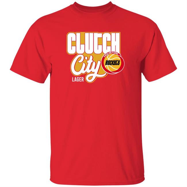 Houston Rockets Clutch City Lager T Shirt Vernon Maxwell Houston Rockets Clutch City Lager T Shirt Vernon Maxwell