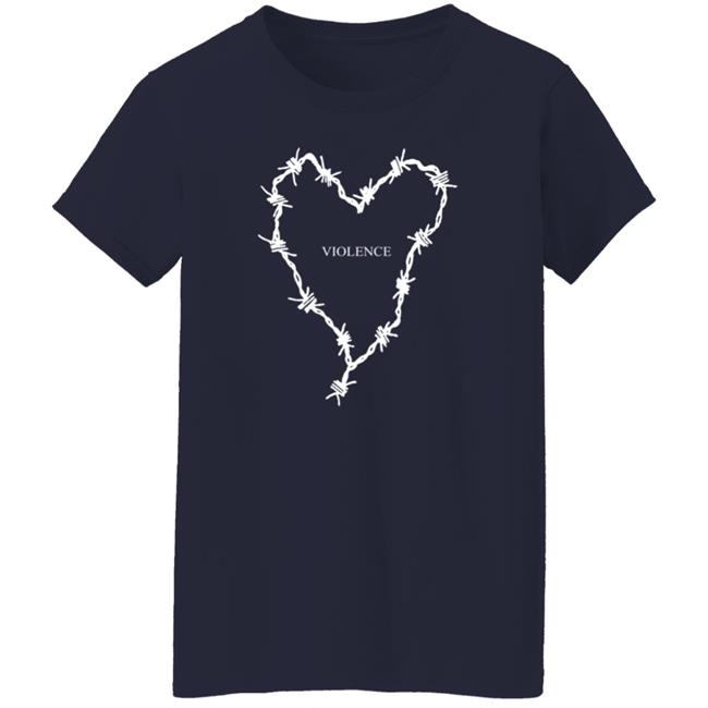 24Hundred Merch Barbed Wire Heart Shirt Frank Iero