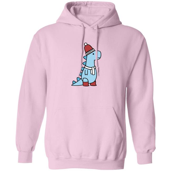Shop Dinosaur Winter T-Rex T Shirt Shop Dinosaur Winter T-Rex T Shirt