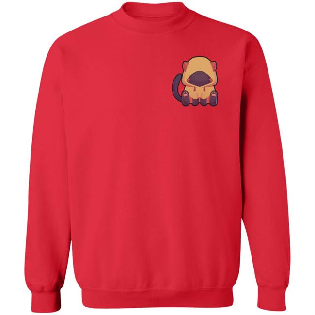 Wolfy The Witch Merch Sitting Cat Hoodie Wolfy The Witch Merch Sitting Cat Hoodie