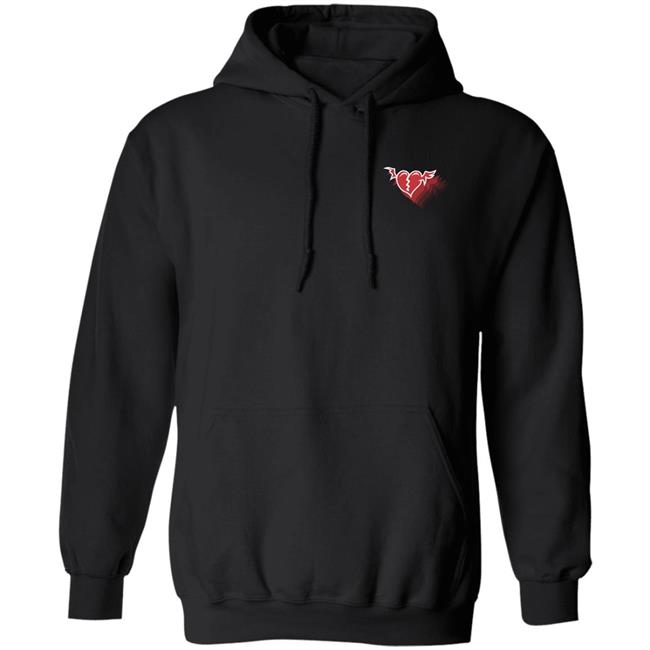 Yung Blud Merch Heart Hoodie Yung Blud Sweatshirt Hoodies