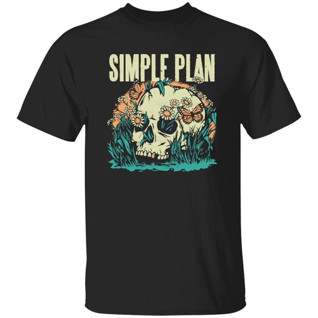 Simple Plan Merchandise Simple Plan Skull Head T Shirt