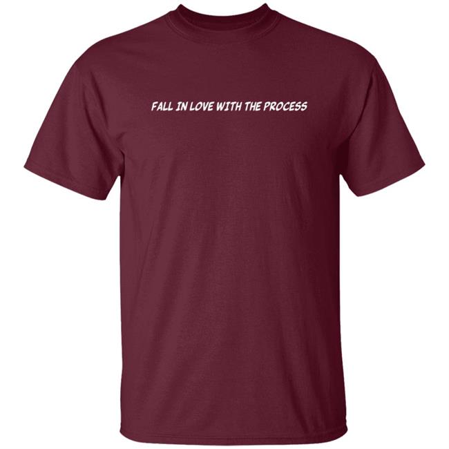 New Sixers Guard Tyrese Maxey Fall In Love With The Process Shirt New Sixers Guard Tyrese Maxey Fall In Love With The Process Shirt