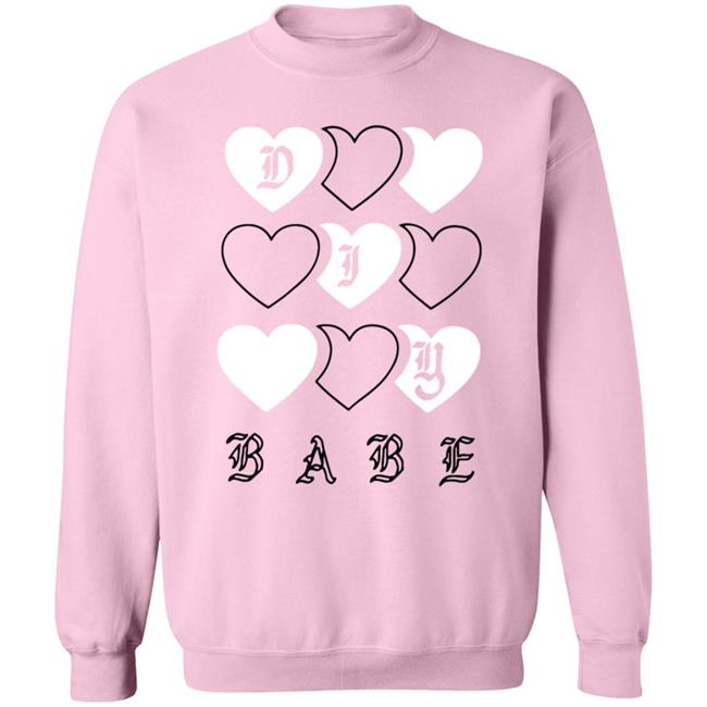 Laurdiy Merch Diy Babe Hearts Crewneck Sweatshirt Hoodie Laurdiy Merch Diy Babe Hearts Crewneck Sweatshirt Hoodie