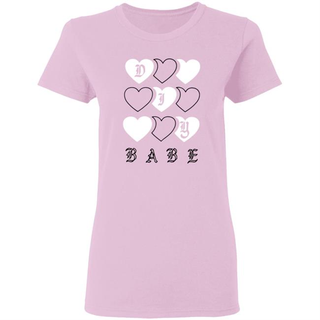 Laurdiy Merch Diy Babe Hearts Crewneck Sweatshirt Hoodie Laurdiy Merch Diy Babe Hearts Crewneck Sweatshirt Hoodie