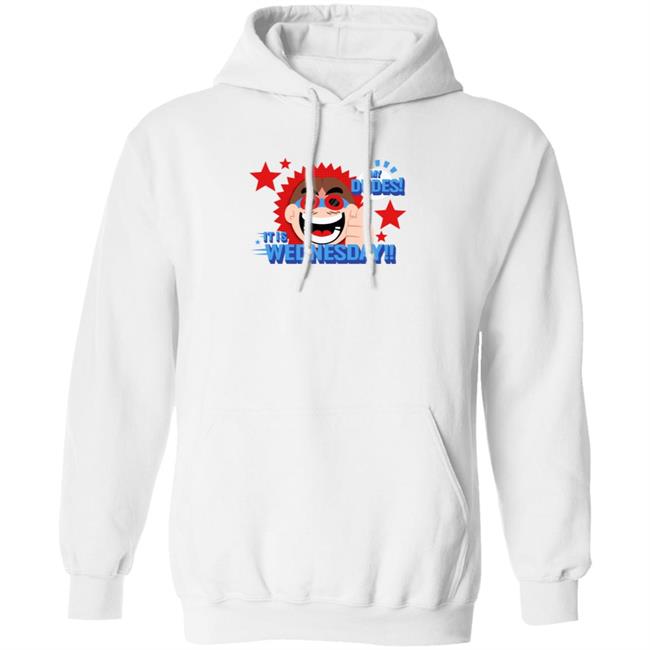 Jimmyhere Merch It Is Wednesday My Dudes Shirt Design By Humans Hoodie Jimmyhere Merch It Is Wednesday My Dudes Shirt Design By Humans Hoodie