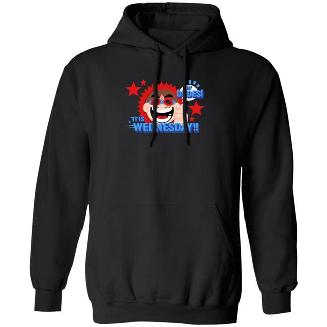 Jimmyhere Merch It Is Wednesday My Dudes Shirt Design By Humans Hoodie Jimmyhere Merch It Is Wednesday My Dudes Shirt Design By Humans Hoodie