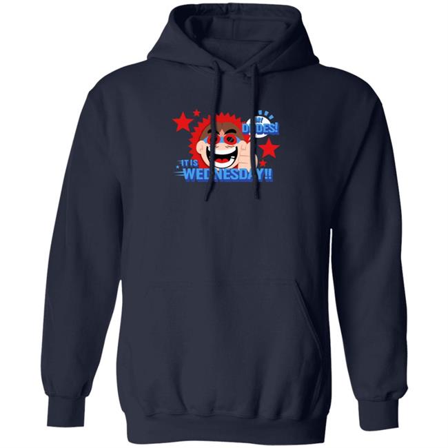 Jimmyhere Merch It Is Wednesday My Dudes Shirt Design By Humans Hoodie Jimmyhere Merch It Is Wednesday My Dudes Shirt Design By Humans Hoodie