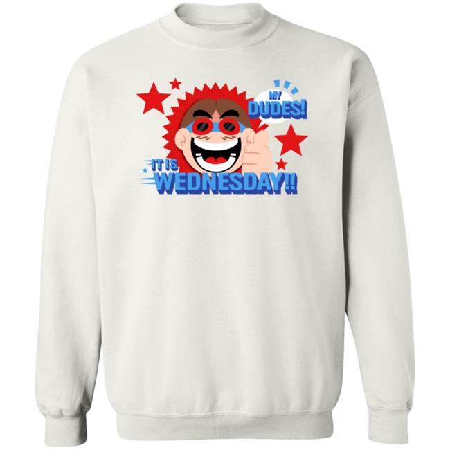 Jimmyhere Merch It Is Wednesday My Dudes Shirt Design By Humans Hoodie Jimmyhere Merch It Is Wednesday My Dudes Shirt Design By Humans Hoodie