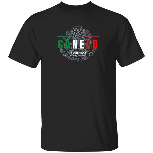 Hennessy Fight Night Canelo Merch Store Canelo Alvarez Hennessy Shirt Never Stop Never Settle Fan Memorabilia Hennessy T Shirt